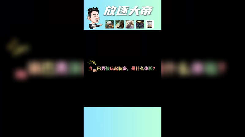 没想到吧，我居然会玩腕豪