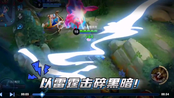 以雷霆击碎黑暗吧