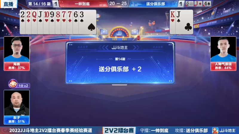 【2022-04-28 21点场】JJ斗地主官方：JJ斗地主2V2擂台赛