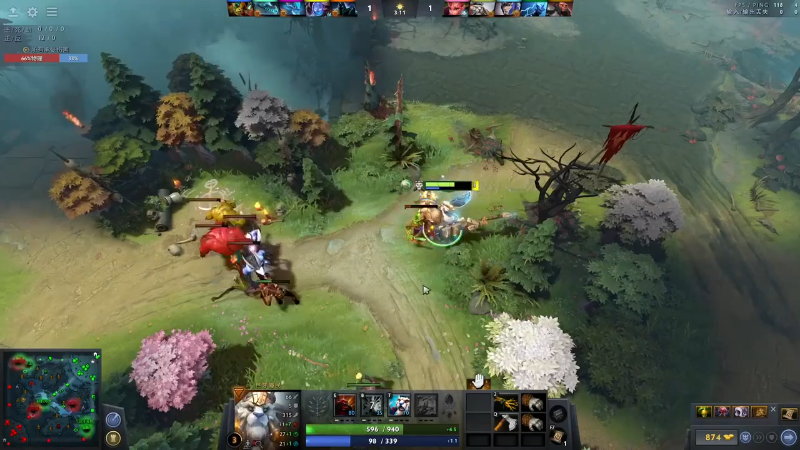 我在斗鱼看龚建ZSMJ直播DOTA2