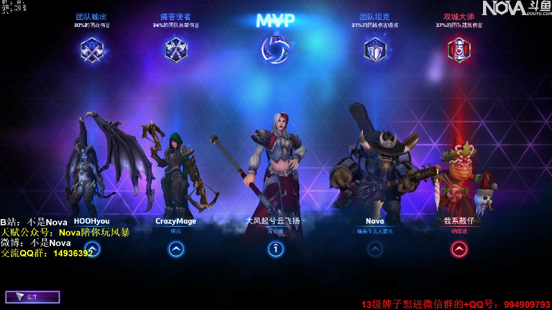 【风暴英雄】Novaa的精彩时刻 20220428 02点场