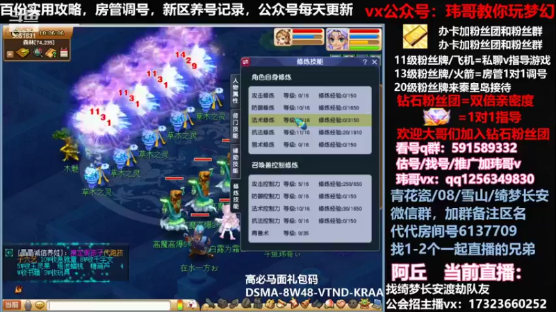 【2022-04-28 10点场】玮哥爱梦幻：蒹葭苍苍从零飞升-送攻略