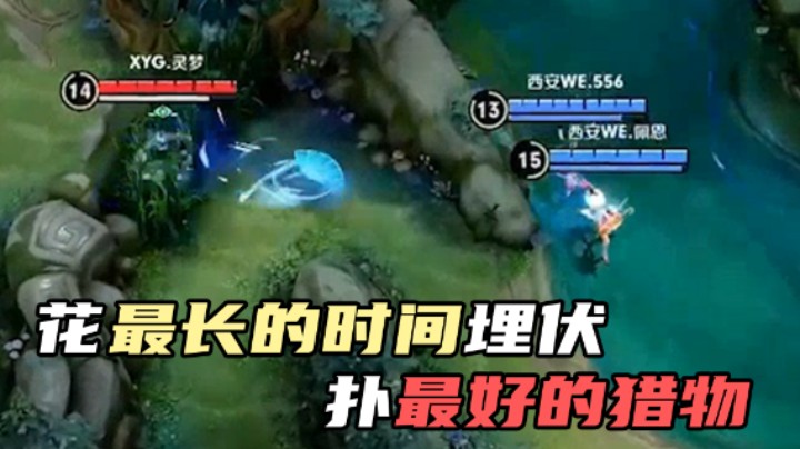 这就是职业选手的耐心？灵梦蹲草40秒只为瞬秒射手