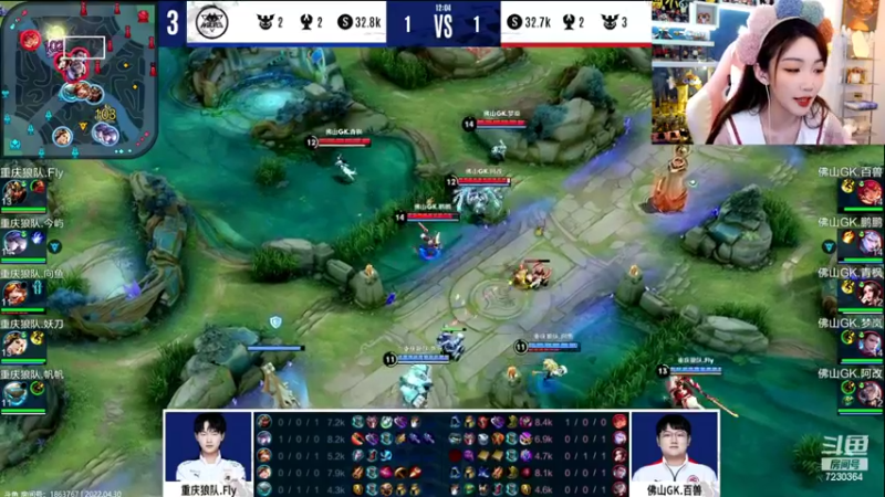 【2022-04-30 21点场】解说小鹿呀：季后赛：GK vs 狼队