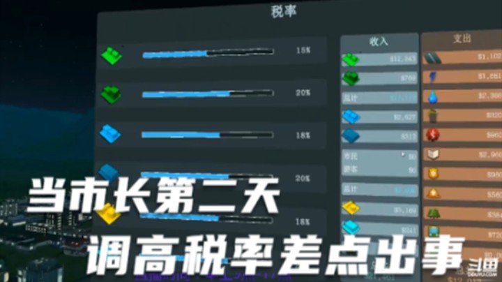 当市长第二天，调高税率差点出事！【元宇宙VR】