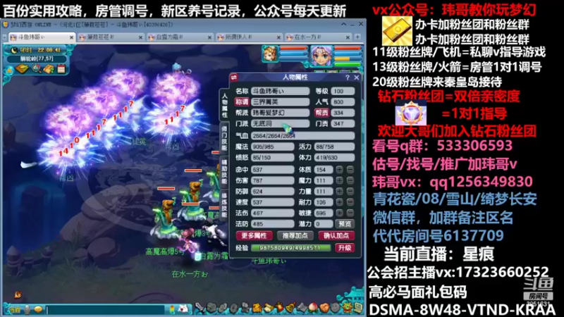 【2022-04-30 22点场】玮哥爱梦幻：蒹葭苍苍从零飞升-送攻略