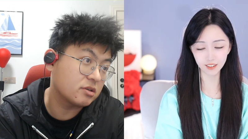 我在斗鱼看火力堂主直播户外