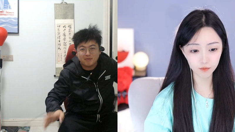 我在斗鱼看火力堂主直播户外