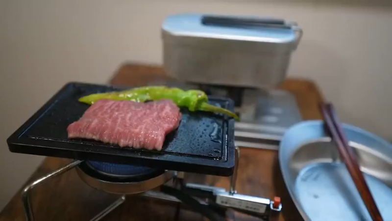 【和牛車中泊】和牛ステーキを焼いて車中泊を楽しむ