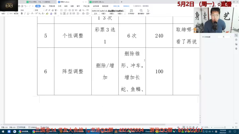 【2022-05-02 19点场】说书人诸葛宝林：宝林妙妙屋：劳动节 三国志14 劳模大战