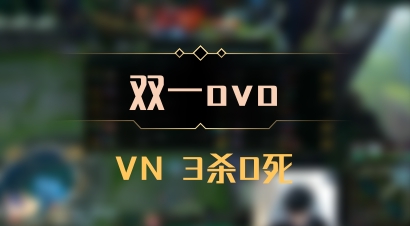 【双一ovo】VN 3杀0死