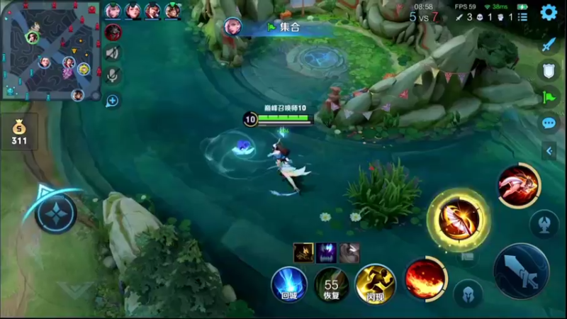 【2022-05-06 21点场】音七Simple：2000分小乔火舞巅峰赛