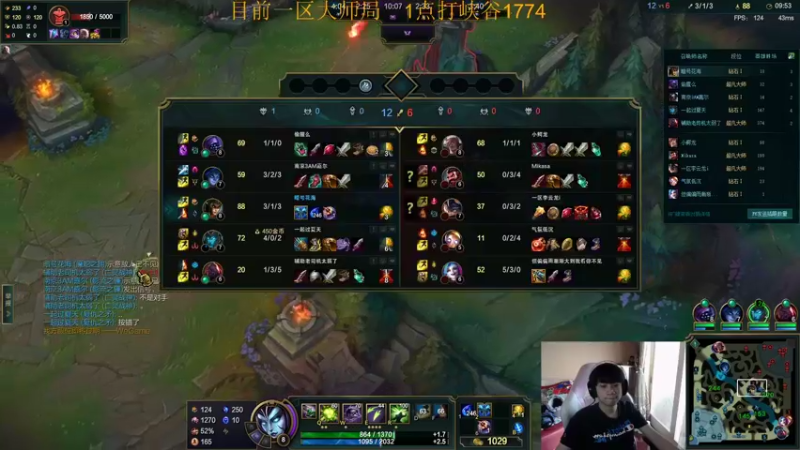 【2022-05-05 10点场】自宇666：【国一中】1800分世一佐顶级教学！