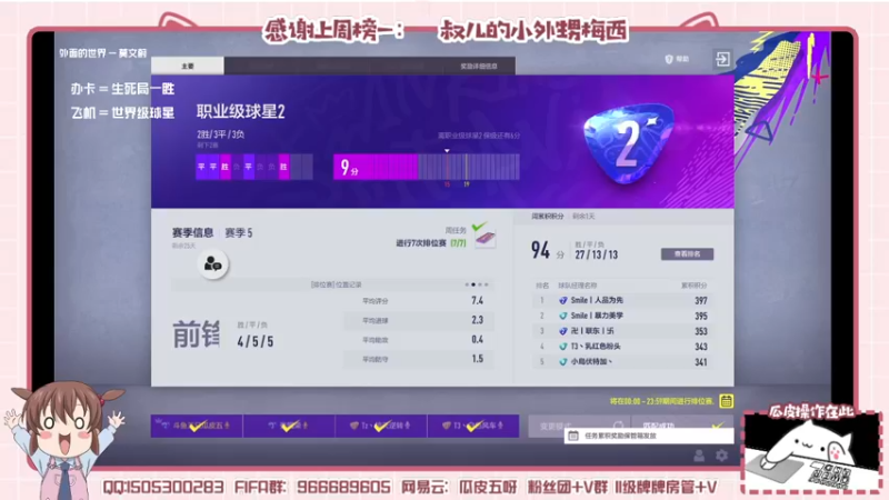 【2022-05-06 21点场】一只瓜皮五：美津浓街球超级联赛小组赛