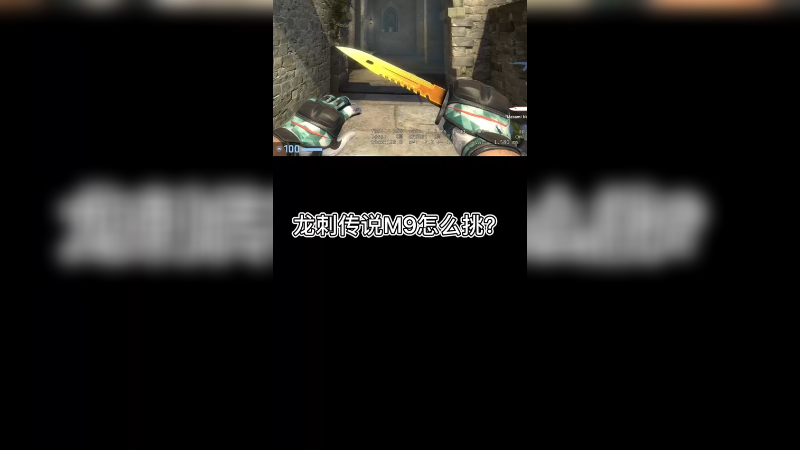 【csgo皮肤】M9传说龙刺怎么挑选？