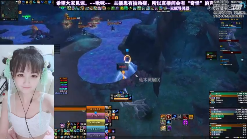 【鸢鸢】23仙灵-强韧死疽怨毒-通灵奶德视角-输出7.9k-集合石