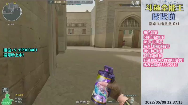 【2022-05-08 22点场】皮皮拉3004O1：皮皮拉:上分我是专业的！