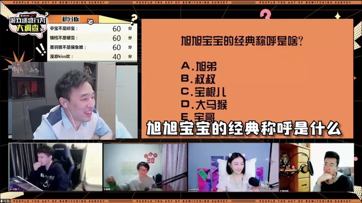 DNF游戏迷惑行为大调查之”旭旭宝宝的经典称呼“