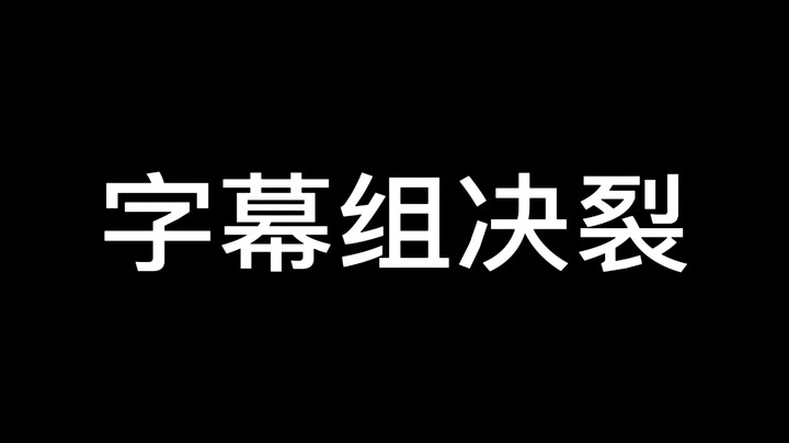 牙签跟字幕组solo