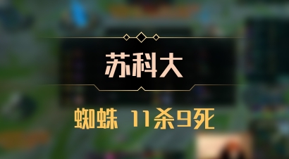 【苏科大】蜘蛛 11杀9死