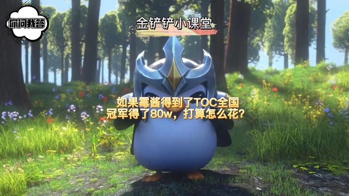 如果霉酱得到了TOC全国冠军得了80w，打算怎么花？