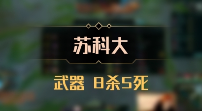 【苏科大】武器 8杀5死