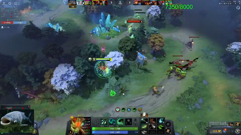 我在斗鱼看龚建ZSMJ直播DOTA2