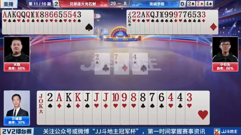 【2022-05-15 02点场】JJ斗地主官方：JJ斗地主2V2擂台赛春季赛