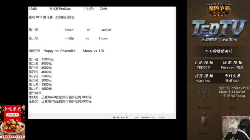 【TED出品】兜比杯 Moon vs Lawliet 下 全面胜利