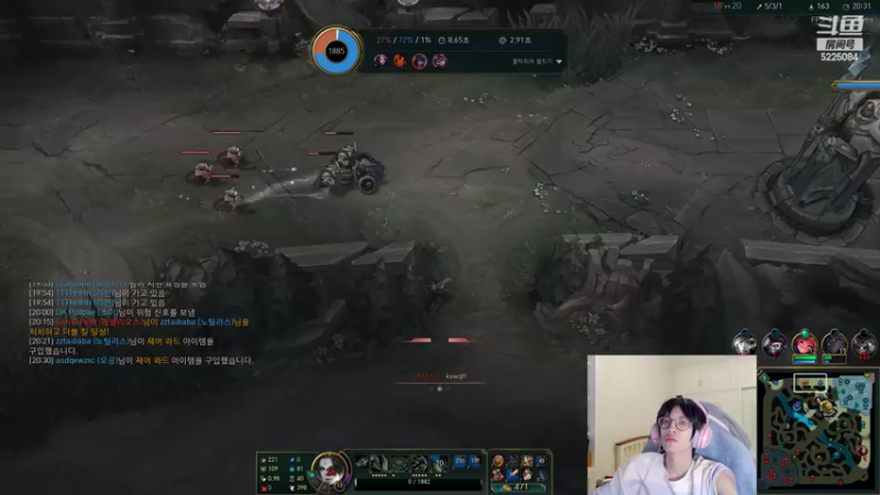 【2022-05-18 01点场】天灰灰qaq：韩服不上千分不下播