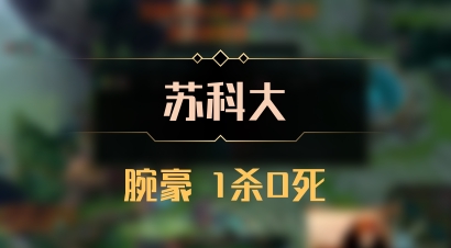 【苏科大】腕豪 1杀0死
