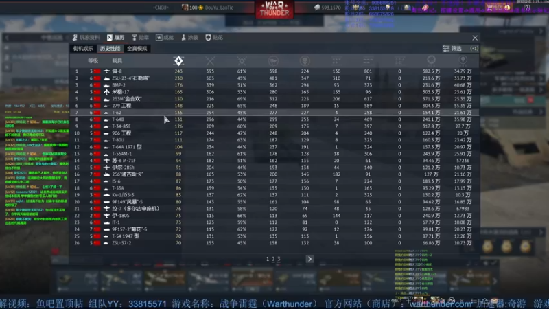 【2022-05-18 01点场】战争雷霆老铁：【战争雷霆国际服】空陆一体仿真战争网游
