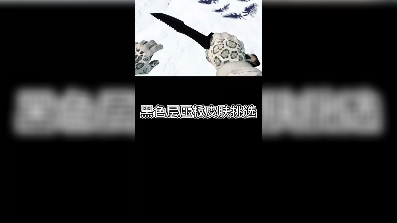【csgo开箱】黑色层压板皮肤怎么挑选？