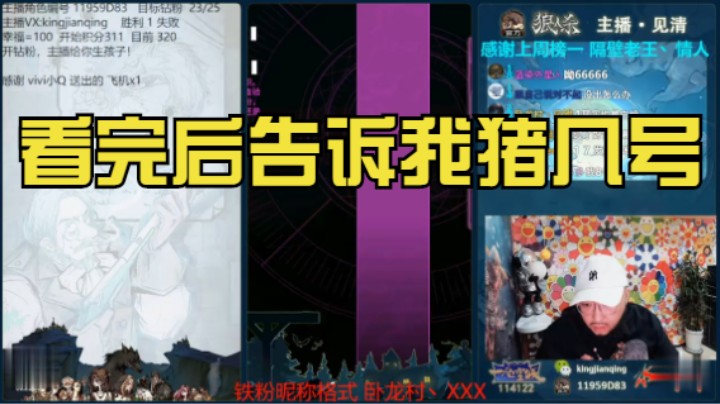 浩然正气预言家，3狼一猪没压住我。被扣查杀反制！