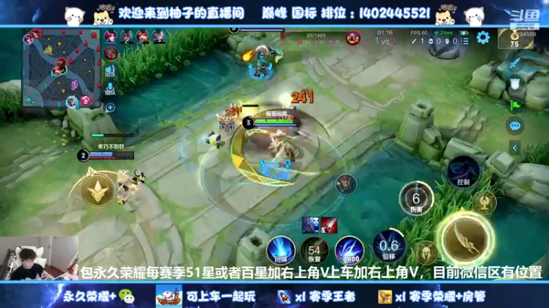 【2022-05-23 15点场】毕竟是柚子：微信带粉上荣耀51