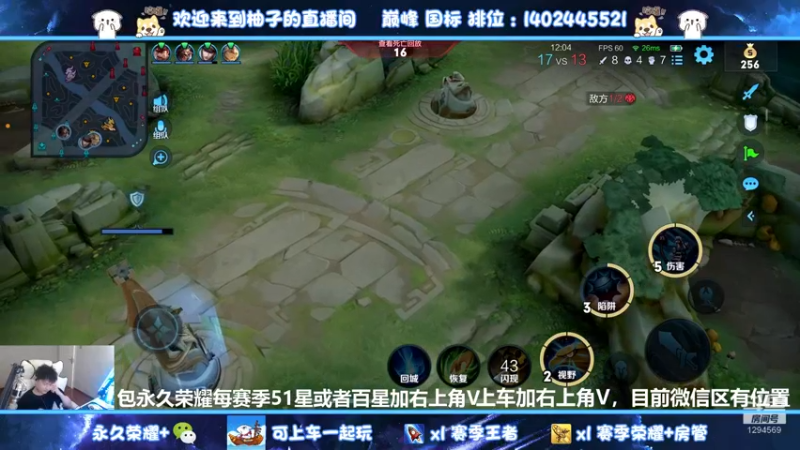 【2022-05-23 17点场】毕竟是柚子：微信带粉上荣耀51