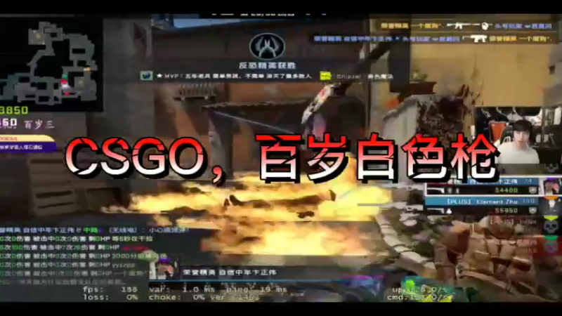 CSGO，百岁白色枪