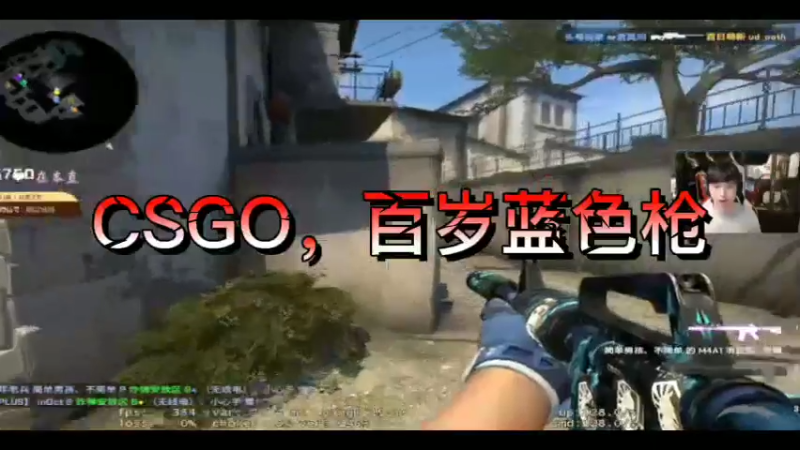 CSGO，百岁蓝色枪