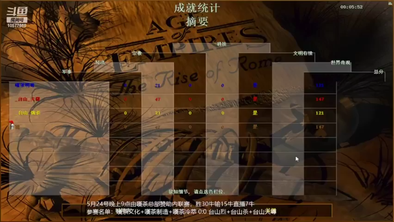 【2022-05-24 21点场】明哥289：明哥289的直播间，罗马复兴