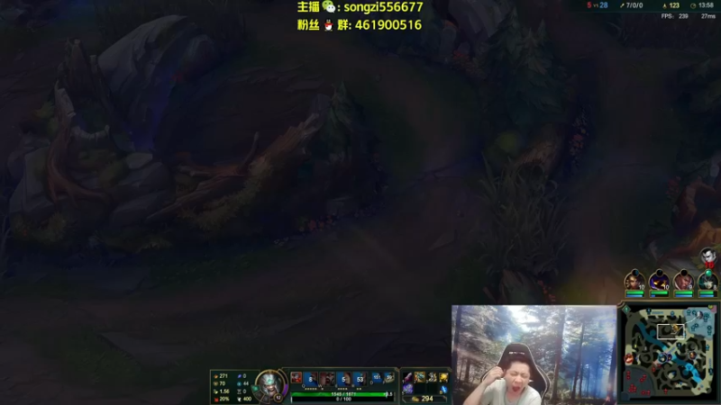 【2022-05-24 03点场】douyu丶松子：蛮王：版本最强上单 选了包赢