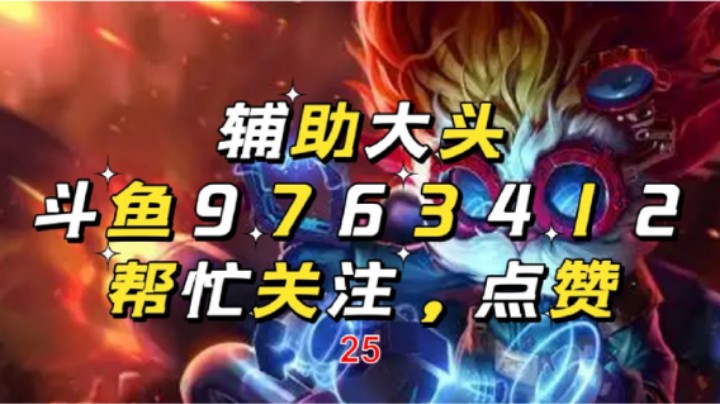 辅助大头25