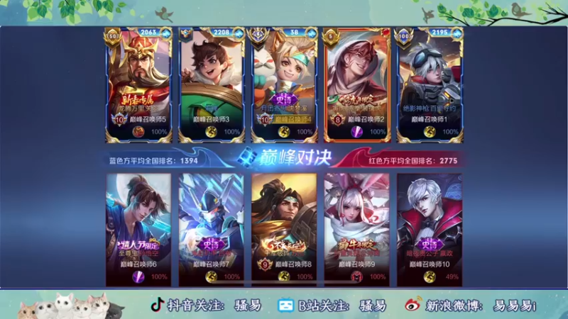 【2022-05-24 22点场】骚易丶：巅峰赛冲冲冲!!! 2207607