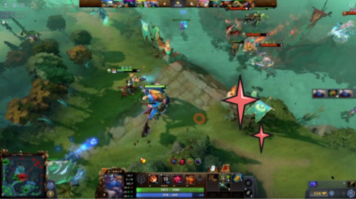 美滋滋dota2五号位蓝胖食人魔魔法师躺赢一把，看父母爱情都快看完了哈哈哈。1小小2火枪狙击手3不朽尸王4亚巴顿死骑，对面开始顺风顺水以为没了，结果稳稳的翻盘