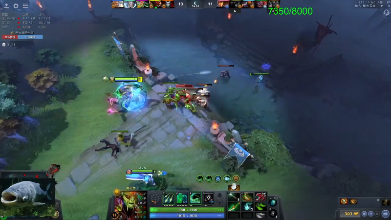 我在斗鱼看龚建ZSMJ直播DOTA2