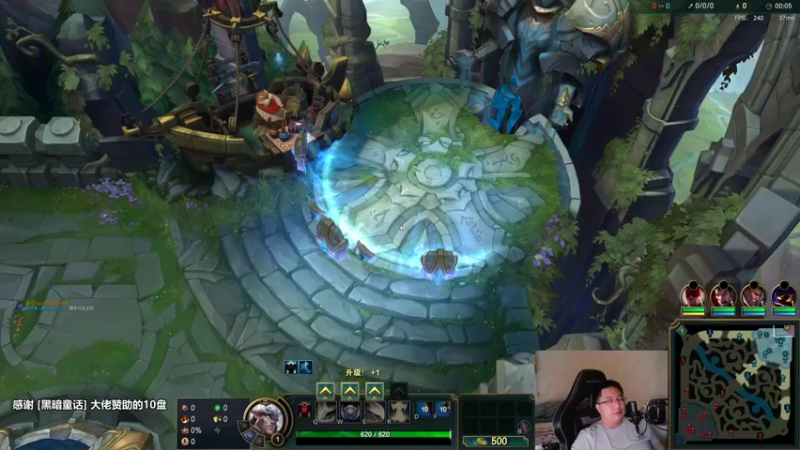 5.24中单盖伦对大虫子节奏