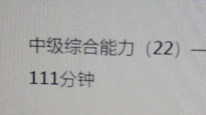 5.25中级综合能力第七章