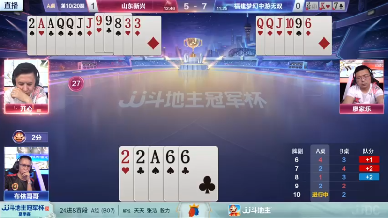 【2022-05-26 19点场】JJ斗地主官方：JJ斗地主冠军杯，夏季赛直播中