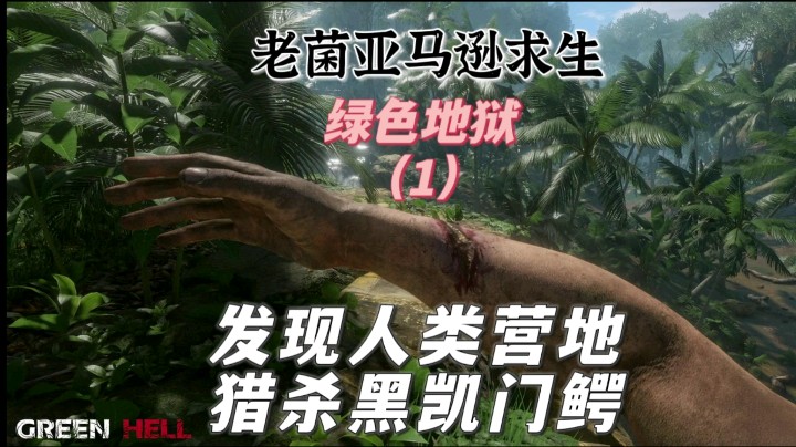 绿色地狱（1）：“贝爷模拟器”发现人类营地，猎杀黑凯门鳄鱼