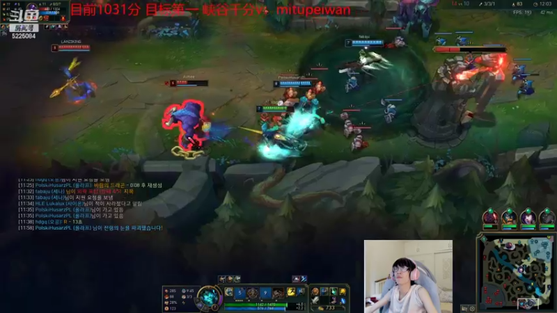 【2022-05-27 12点场】天灰灰qaq：韩服千分冲第一