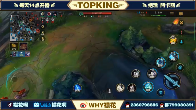 【2022-05-27 17点场】襟花啊：国一阿卡丽钻石带粉细节教学